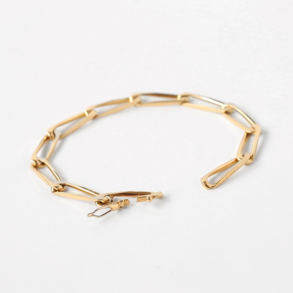 【VINTAGE】Cartier Modernist Link Bracelet 18k YG