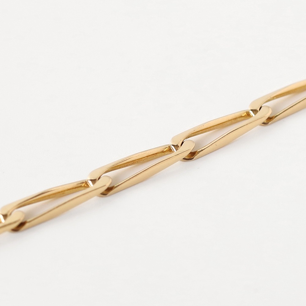 【VINTAGE】Cartier Modernist Link Bracelet 18k YG
