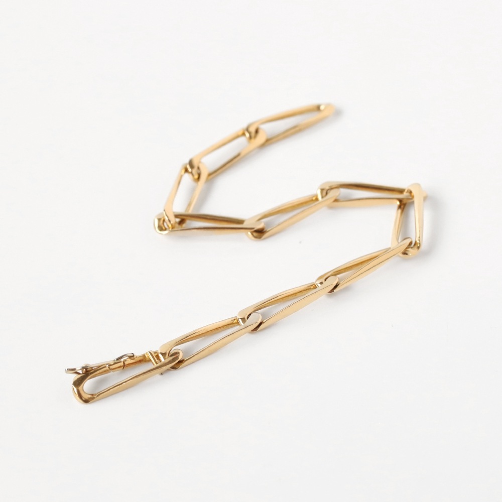 【VINTAGE】Cartier Modernist Link Bracelet 18k YG