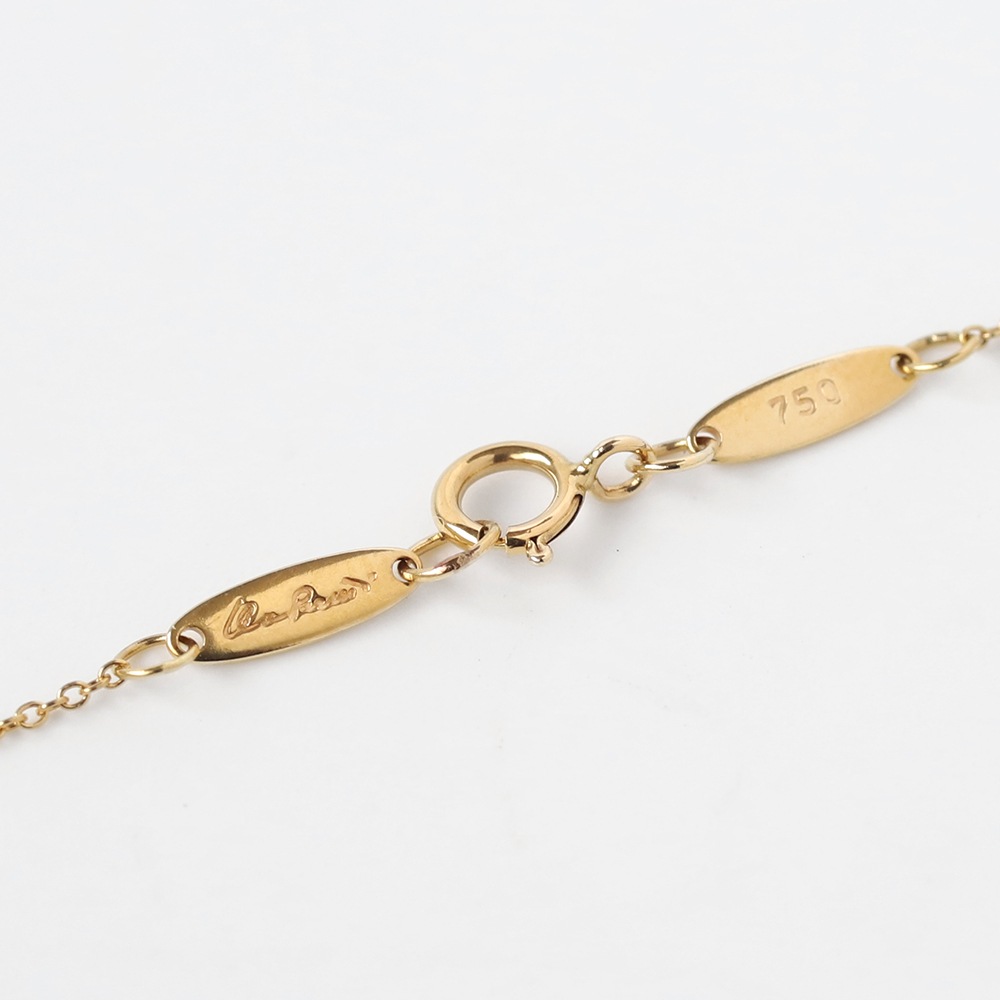【VINTAGE】TIFFANY&Co. St.Christopher Medal Charm Necklace 14k YG