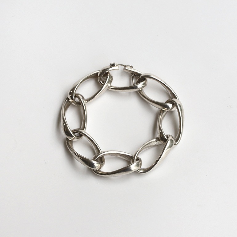 VINTAGE】French Silver Link Bracelet | VINTAGE,ALL | MATILDE