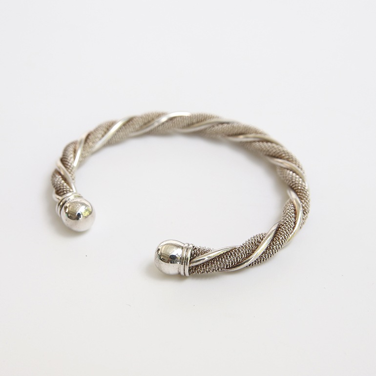 【VINTAGE】TIFFANY&Co. Twist Mesh Cuff