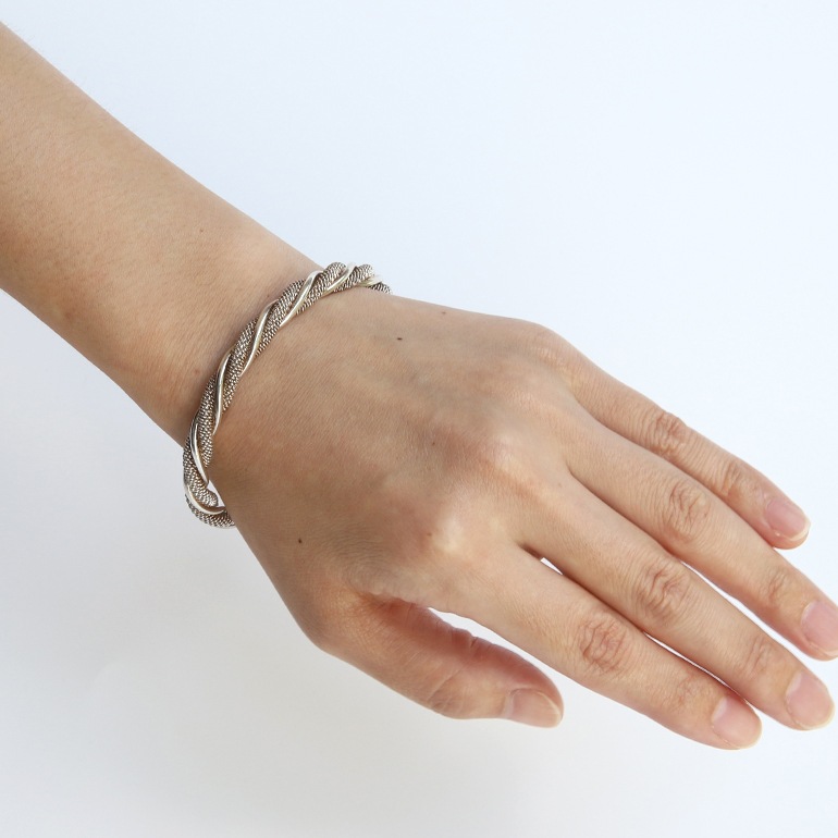【VINTAGE】TIFFANY&Co. Twist Mesh Cuff
