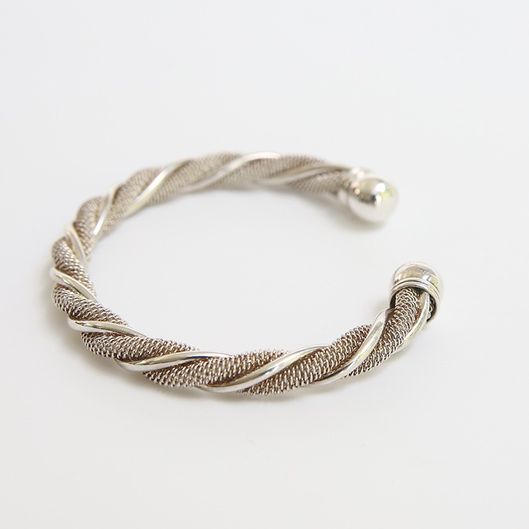 【VINTAGE】TIFFANY&Co. Twist Mesh Cuff