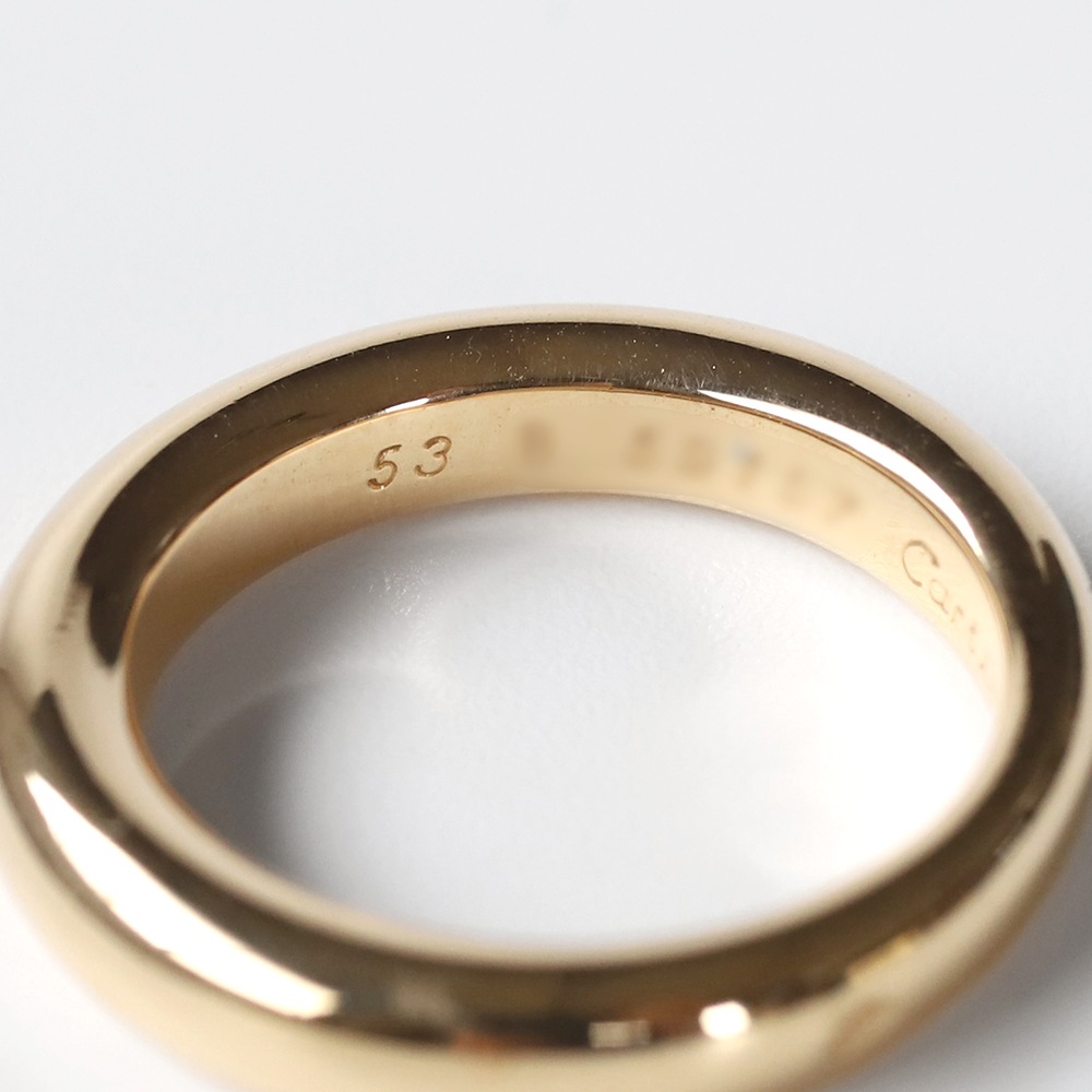 【1992】Cartier Ellipse Ring 18k YG