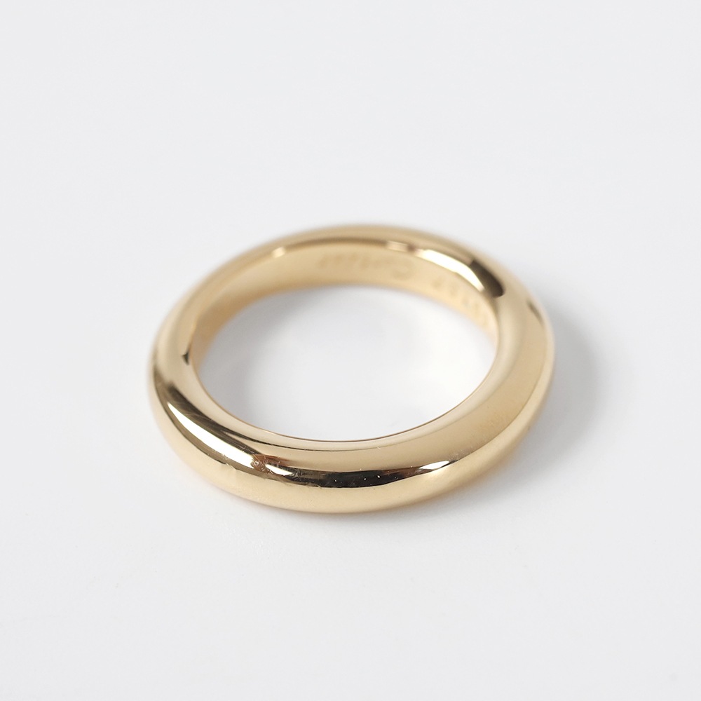 【1992】Cartier Ellipse Ring 18k YG