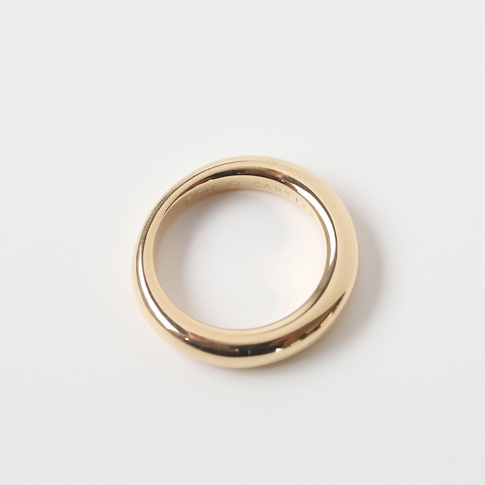 【1992】Cartier Ellipse Ring 18k YG