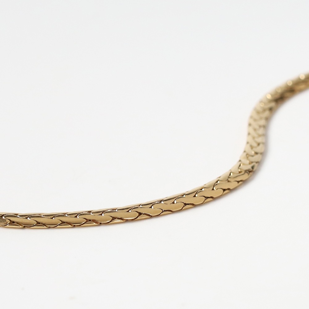 【VINTAGE】Cartier Woven Chain Bracelet 18k YG