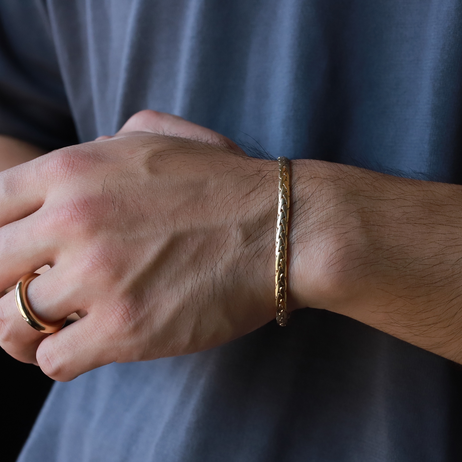 VINTAGE】Cartier Woven Chain Bracelet 18k YG | すべての商品