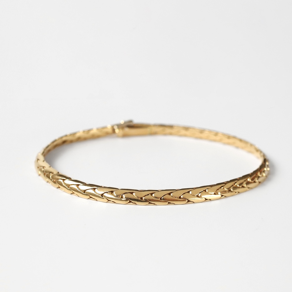 VINTAGE】Cartier Woven Chain Bracelet 18k YG | すべての商品