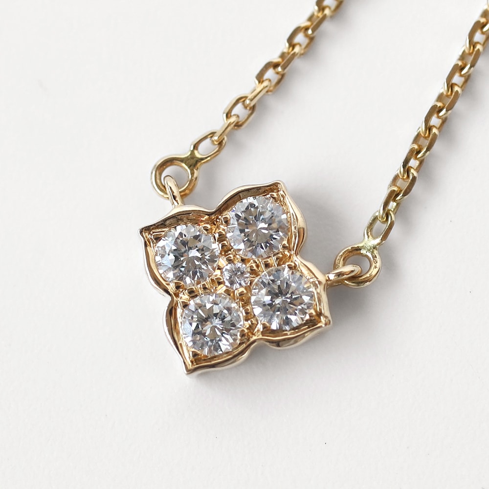 【VINTAGE】Cartier Hindu Diamond Necklace 18k YG