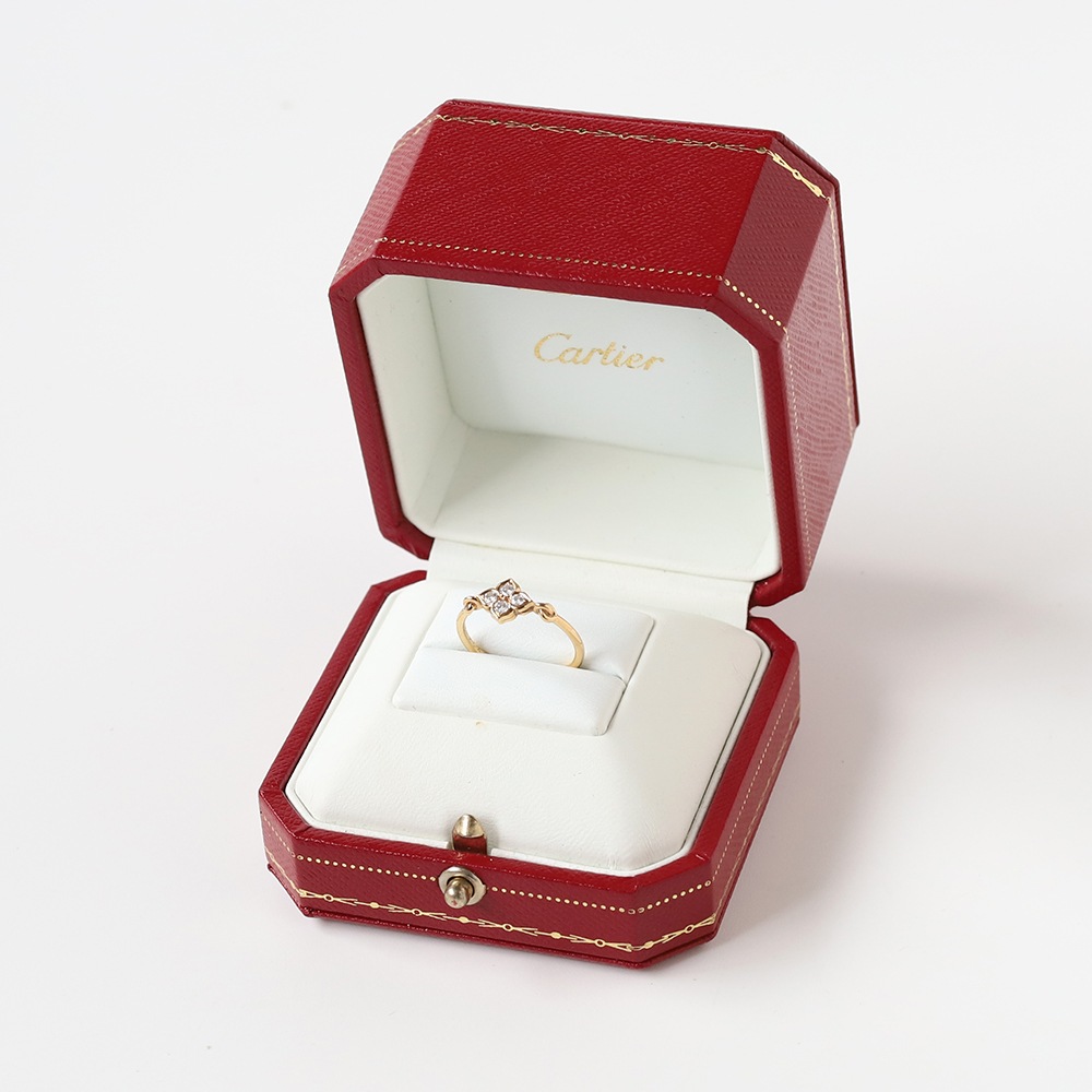 【VINTAGE】Cartier Hindu Diamond Ring 18k YG