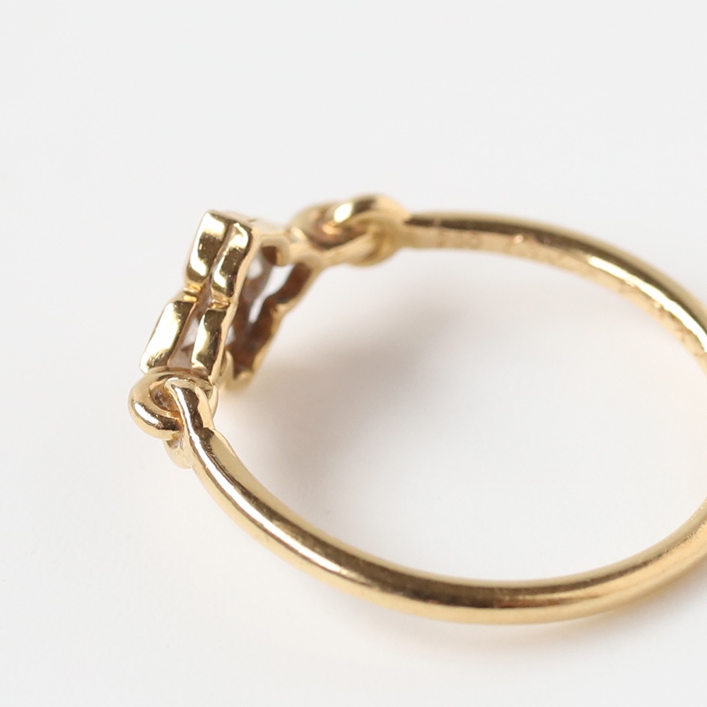 【VINTAGE】Cartier Hindu Diamond Ring 18k YG