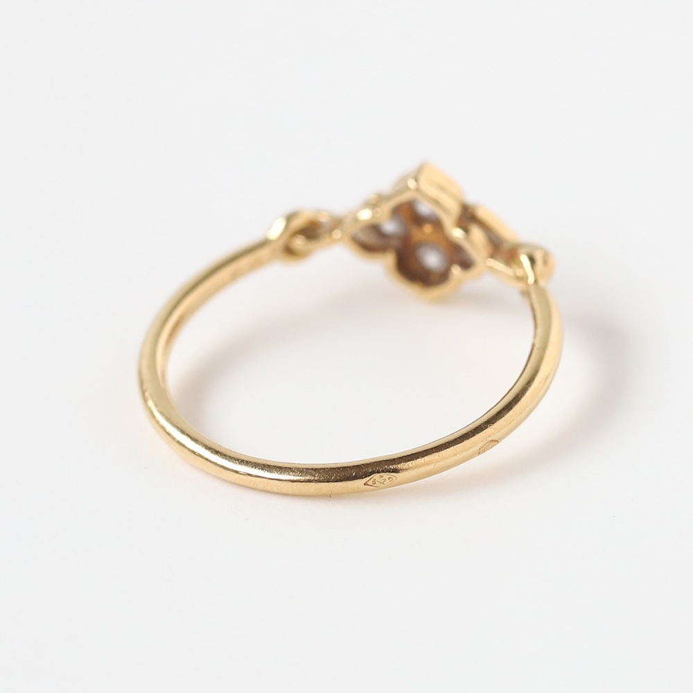 【VINTAGE】Cartier Hindu Diamond Ring 18k YG