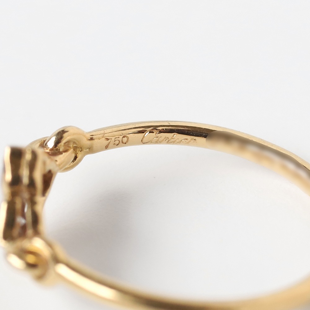 【VINTAGE】Cartier Hindu Diamond Ring 18k YG