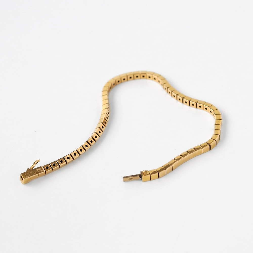 【VINTAGE】Cartier Lanieres Bracelet 18k YG