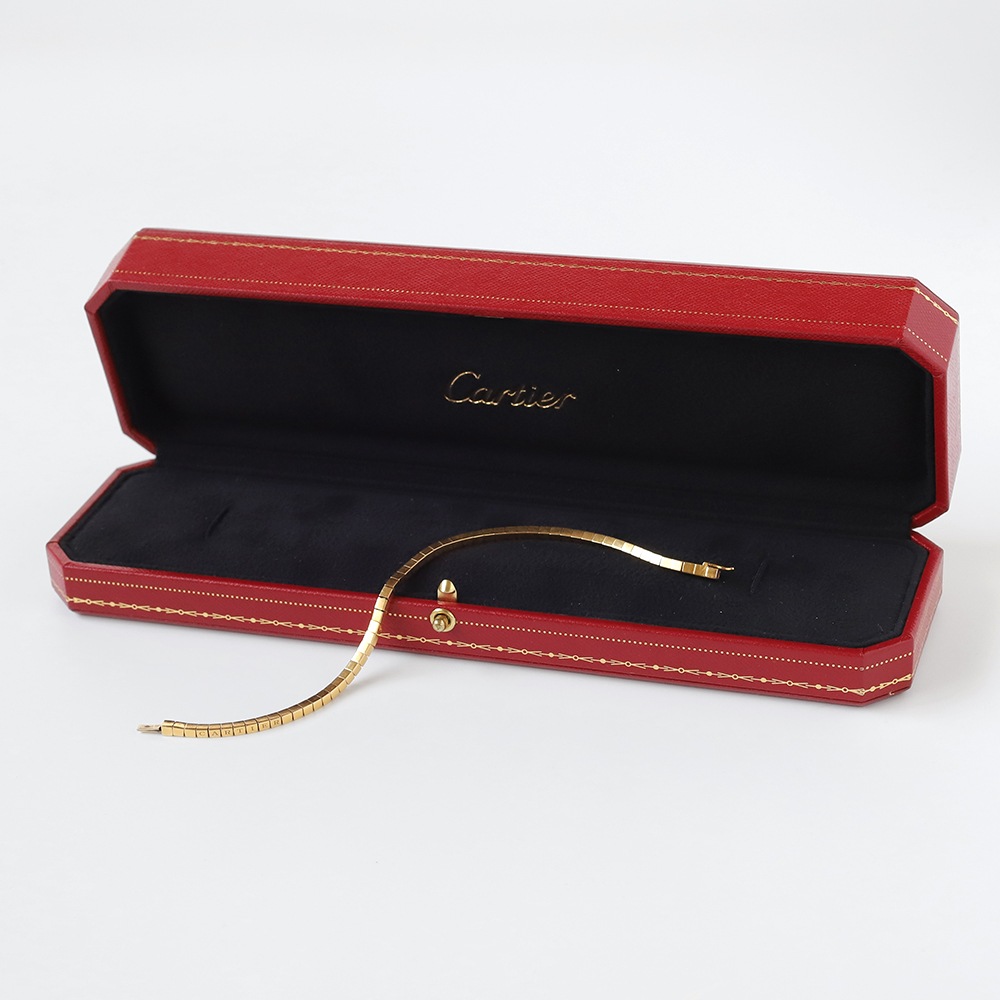 【VINTAGE】Cartier Lanieres Bracelet 18k YG