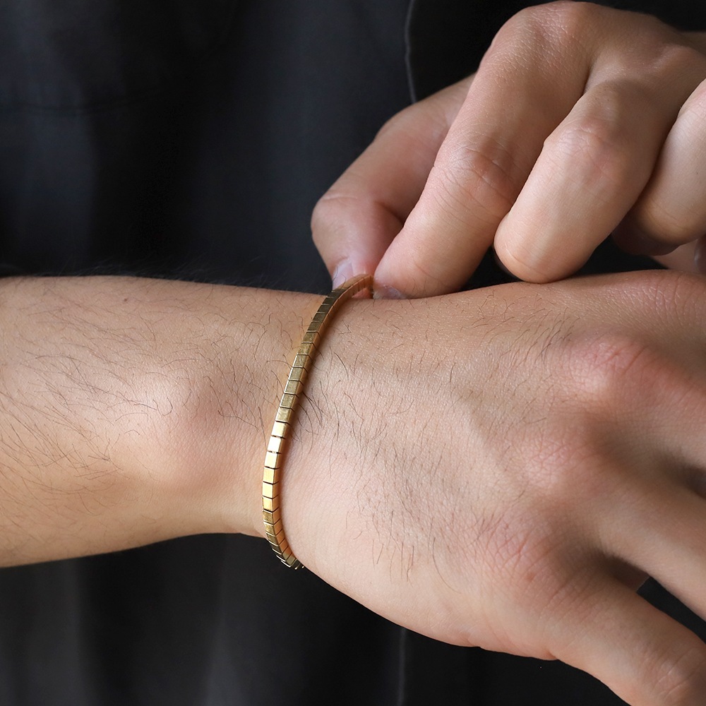 【VINTAGE】Cartier Lanieres Bracelet 18k YG