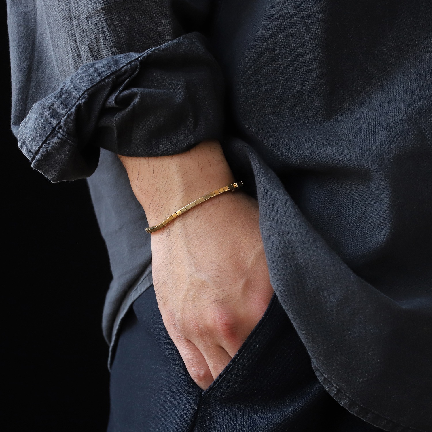 【VINTAGE】Cartier Lanieres Bracelet 18k YG
