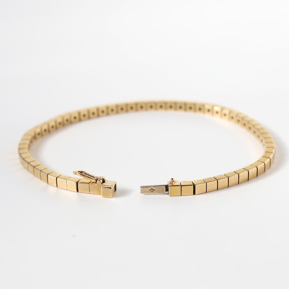 【VINTAGE】Cartier Lanieres Bracelet 18k YG