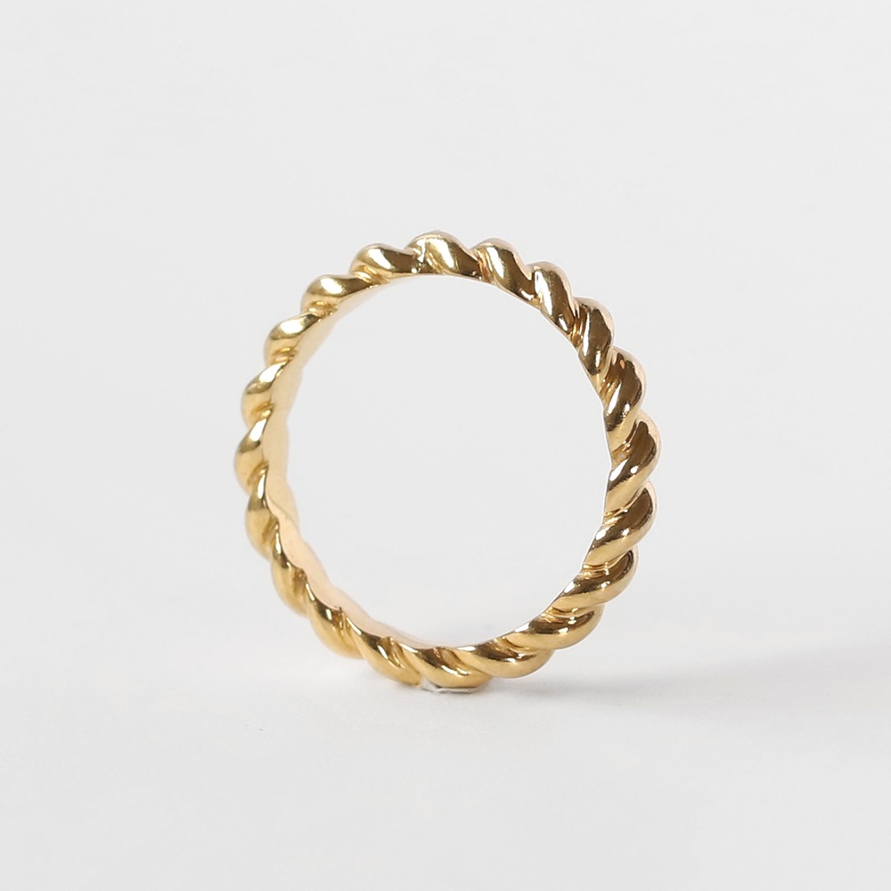 【VINTAGE】Van Cleef & Arpels 18k Gold Twist Ring