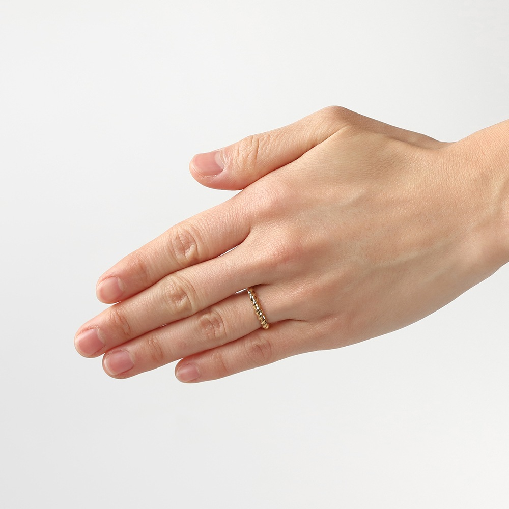 【VINTAGE】Van Cleef & Arpels 18k Gold Twist Ring
