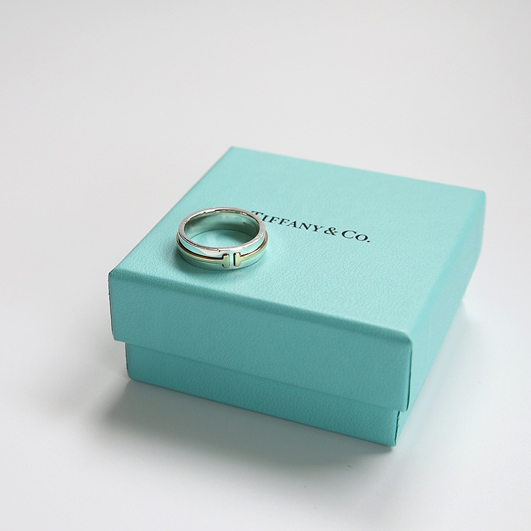 【OLD】TIFFANY&Co. T TWO NARROW RING