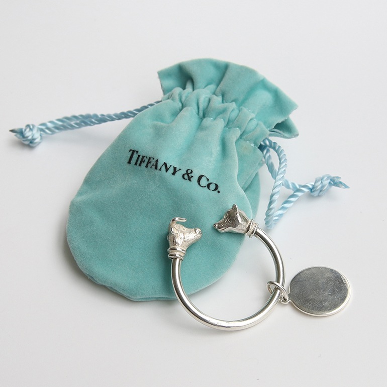 【1989】TIFFANY&Co. Bull&Bear Key Ring