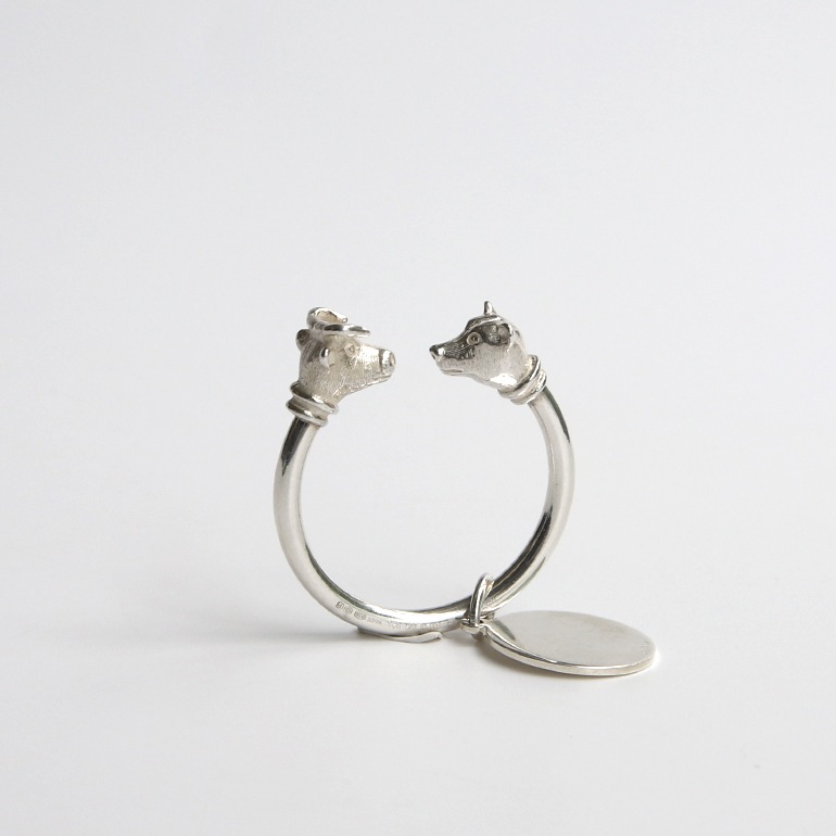 【1989】TIFFANY&Co. Bull&Bear Key Ring