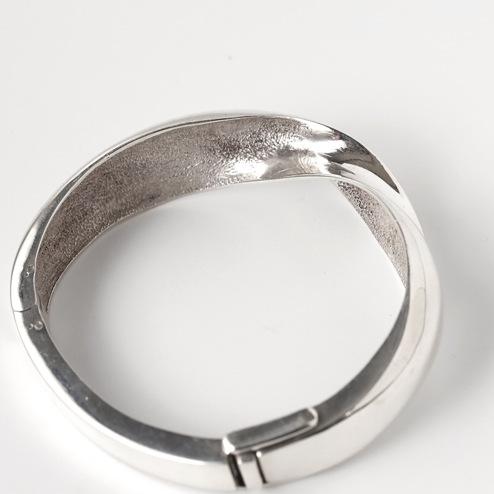 【1980s】TIFFANY&Co. Twist Modern Bracelet Made in France