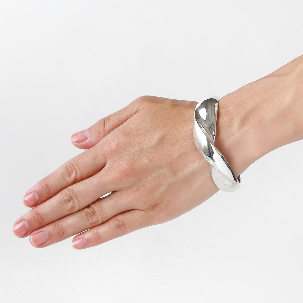 【1980s】TIFFANY&Co. Twist Modern Bracelet Made in France