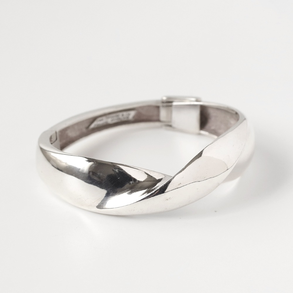 【1980s】TIFFANY&Co. Twist Modern Bracelet Made in France