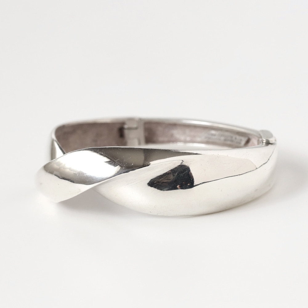 【1980s】TIFFANY&Co. Twist Modern Bracelet Made in France