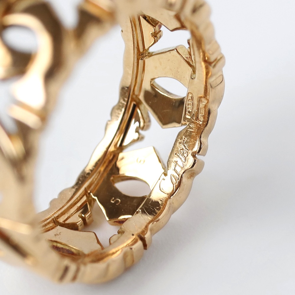 【VINTAGE】Cartier Entrelaces Ring 18k YG
