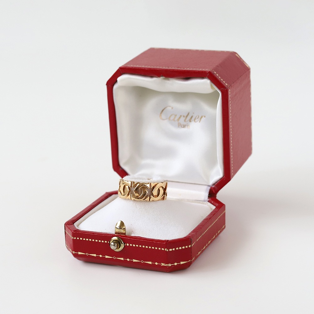 【VINTAGE】Cartier Entrelaces Ring 18k YG