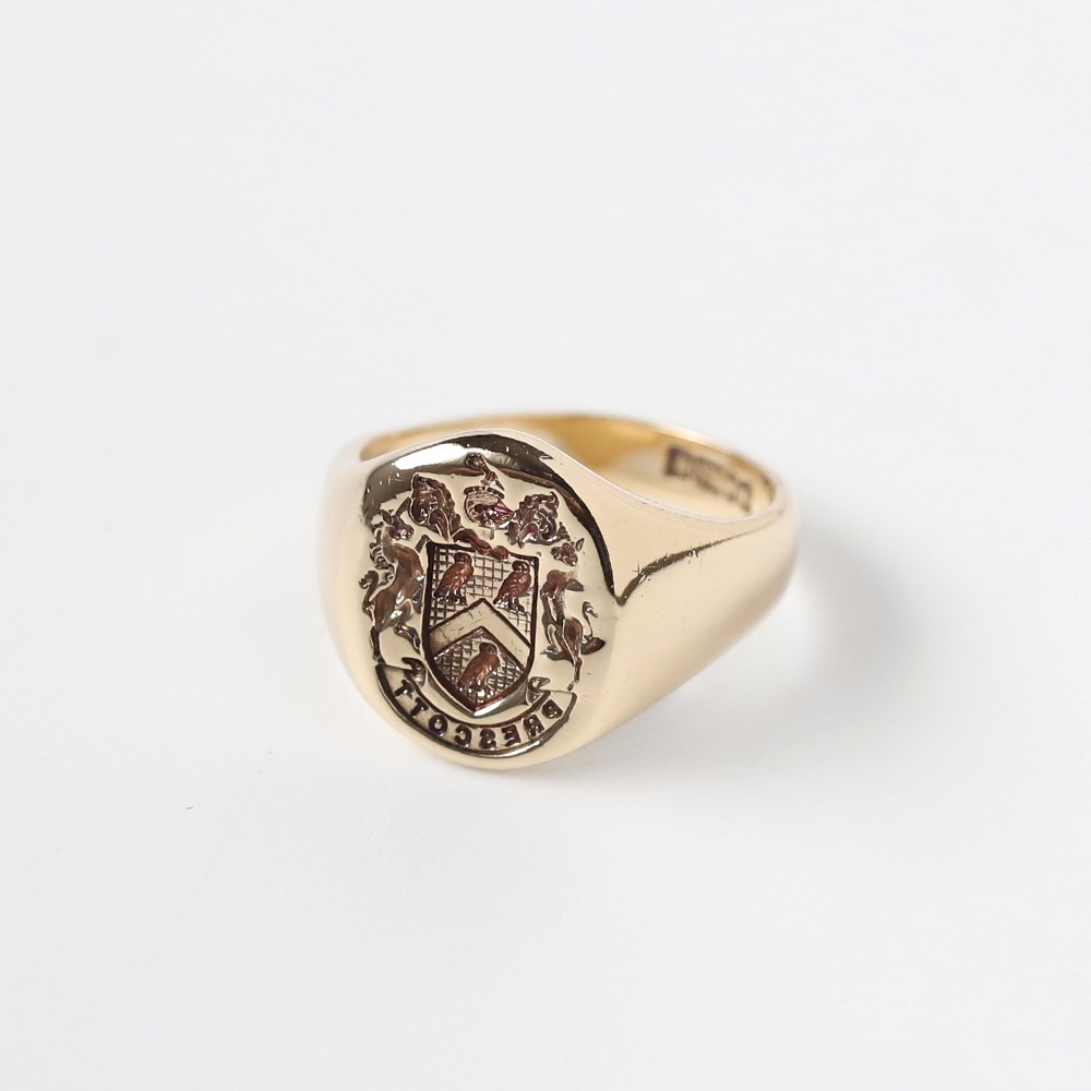 【2016】London Signet Ring 9k YG