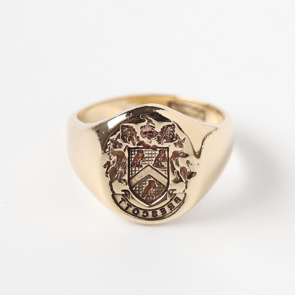【2016】London Signet Ring 9k YG