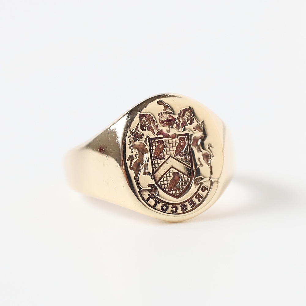 【2016】London Signet Ring 9k YG