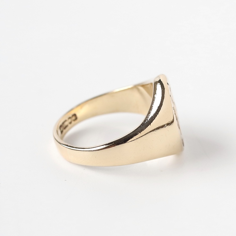 【2016】London Signet Ring 9k YG
