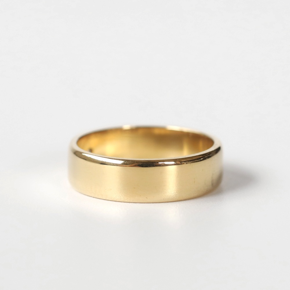 【1986】18k Gold Diamond Gypsy Ring