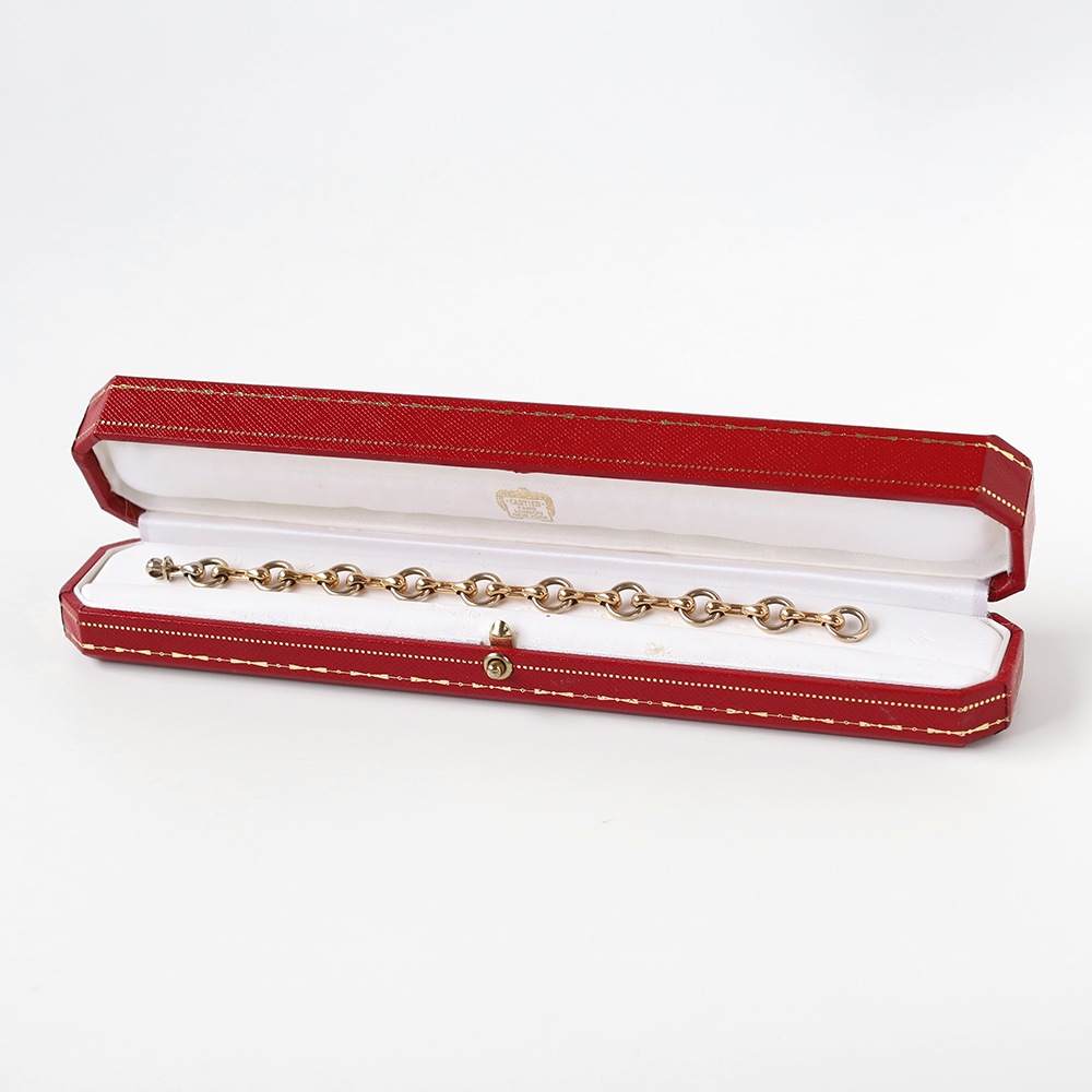【1980s】Cartier Nouveau JCC Bracelet 18k YG/WG