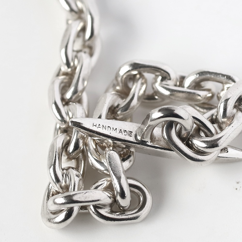 【1970s】Randers Solv<br>Denmark Anchor Chain Bracelet (M)