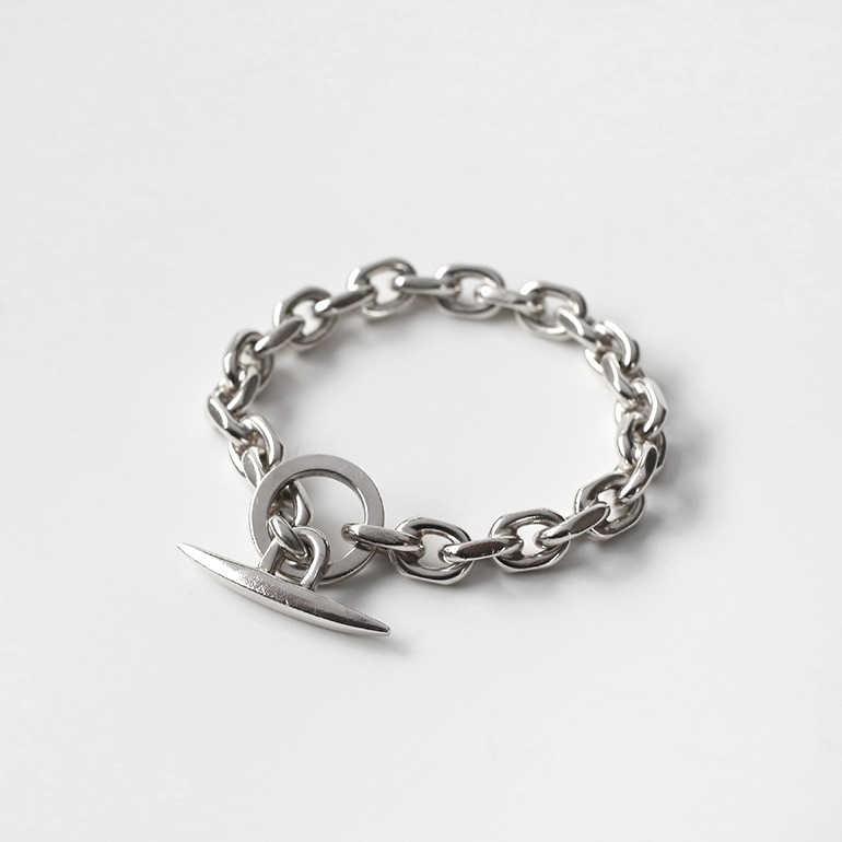 【1970s】Randers Solv<br>Denmark Anchor Chain Bracelet (M)