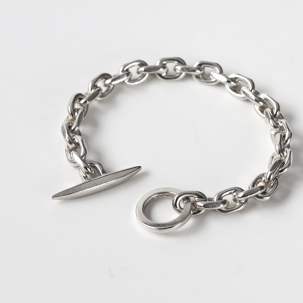 【1970s】Randers Solv<br>Denmark Anchor Chain Bracelet (M)