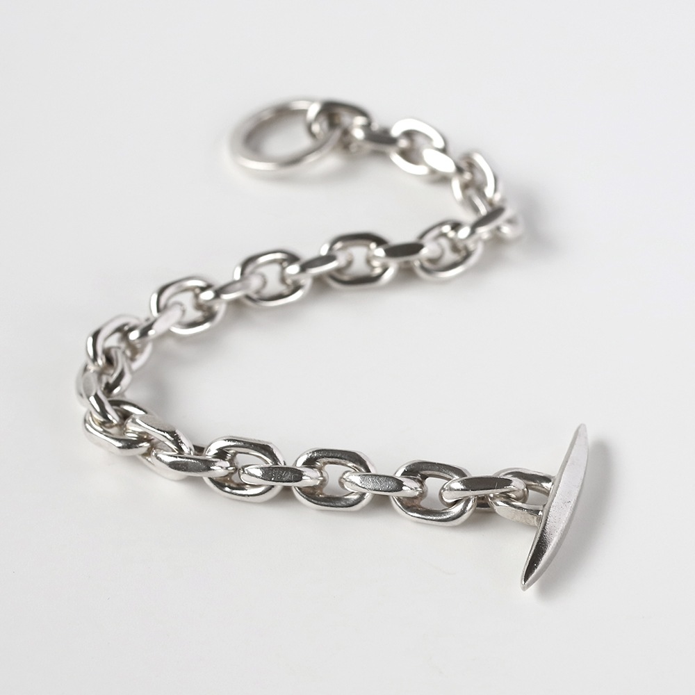【1970s】Randers Solv<br>Denmark Anchor Chain Bracelet (M)