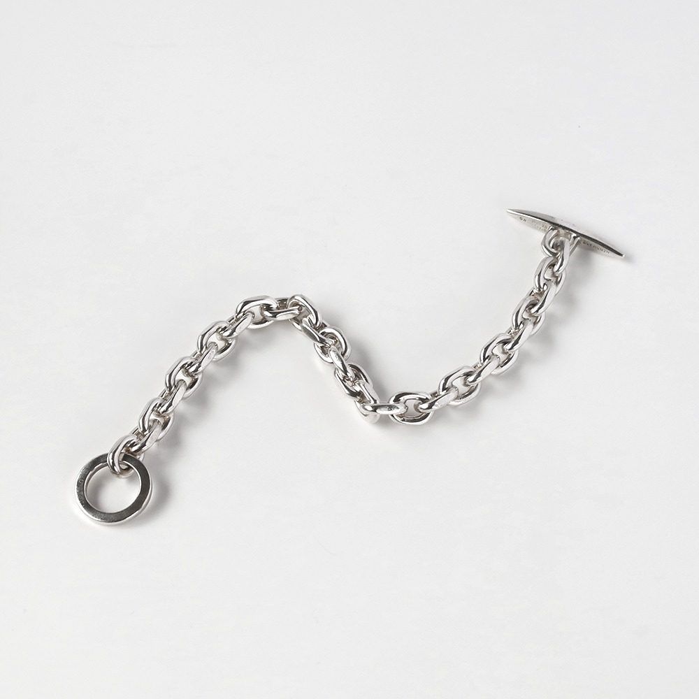【1970s】Randers Solv<br>Denmark Anchor Chain Bracelet (M)