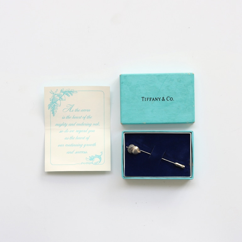 【VINATGE】TIFFANY&Co. Acorn Stick Pin