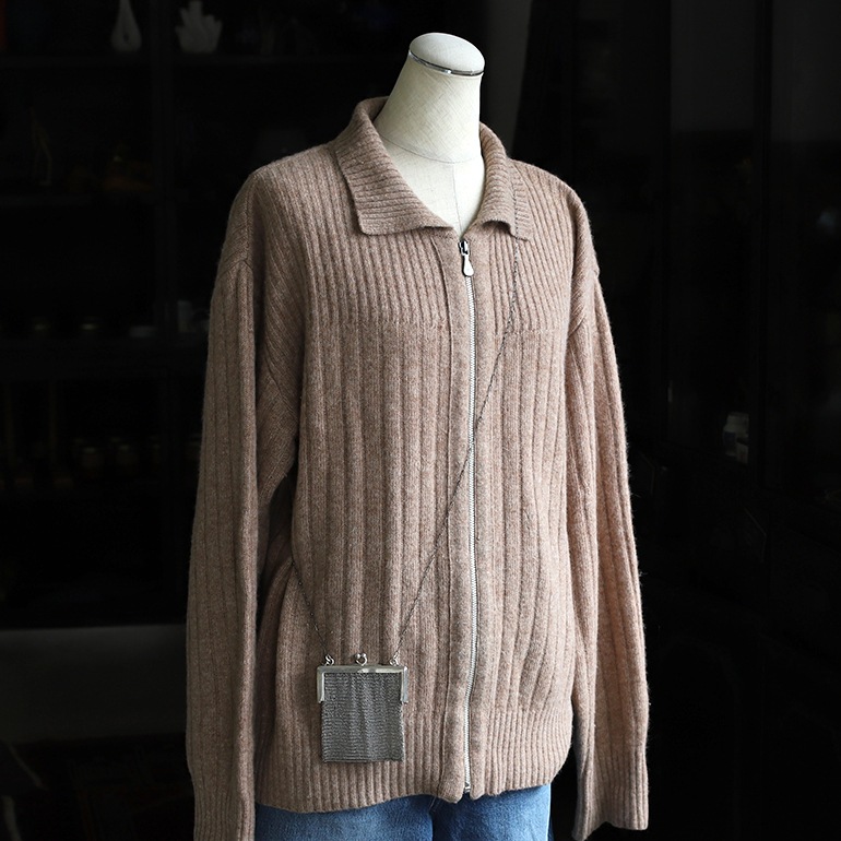 【1915】Silver Mesh Bag