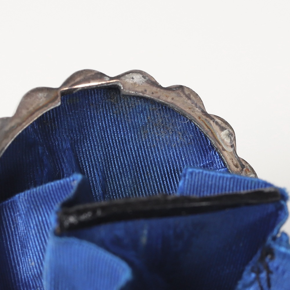 【1881】Chatelaine Silver Shell Purse