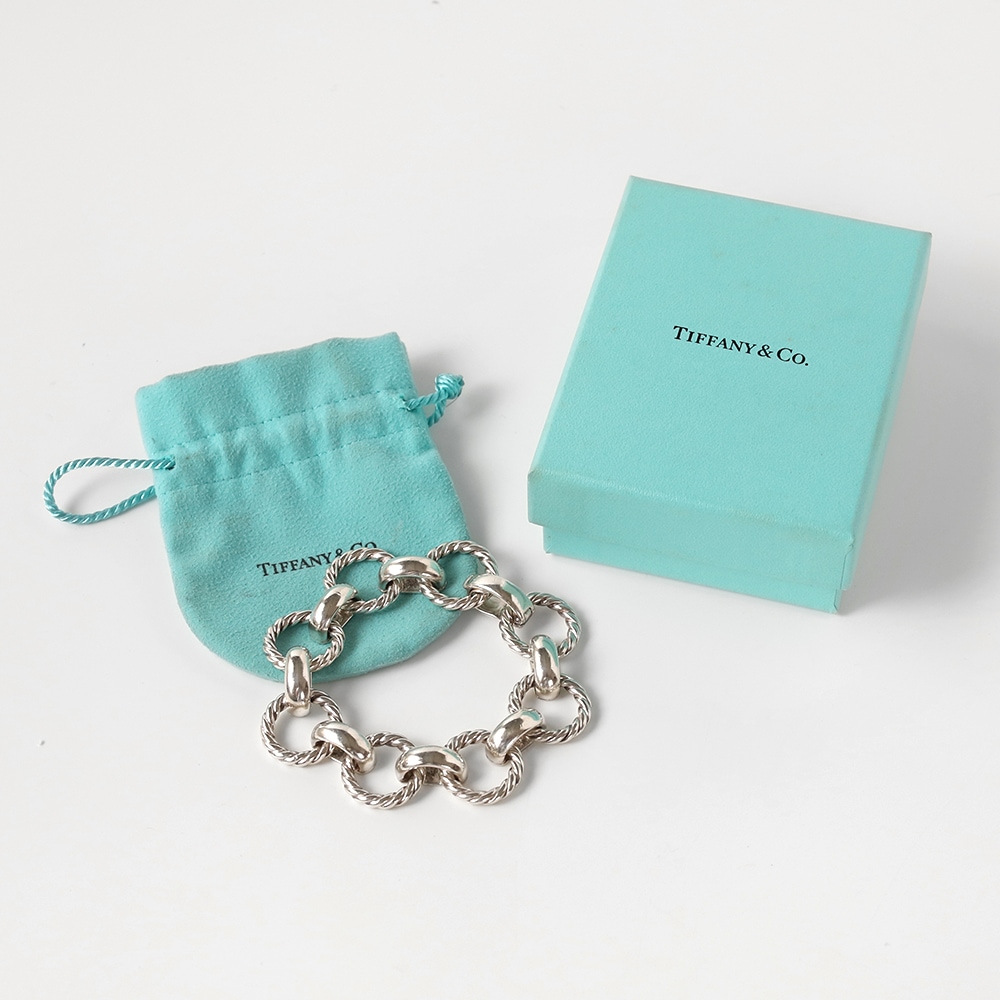 1990s】TIFFANY&Co. Twist Round Link Bracelet | VINTAGE | MATILDE